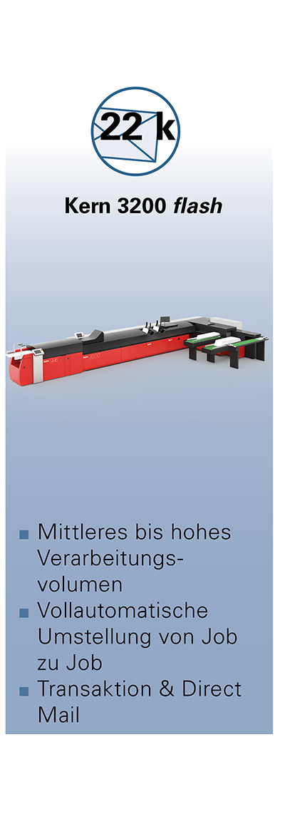 Kuvertiersystem Kern 3200 flash